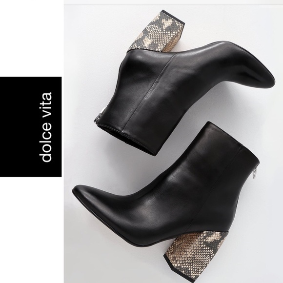 Dolce Vita Shoes - 🆕 Dolce Vita Black Leather Mid-Calf Boots